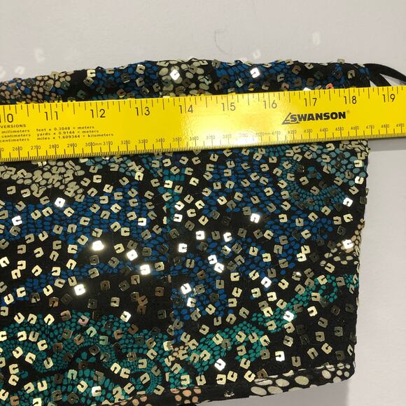 Anthropologie Verb by Pallavi Singhee Sequin Halter Top Size L - Picture 5 of 7